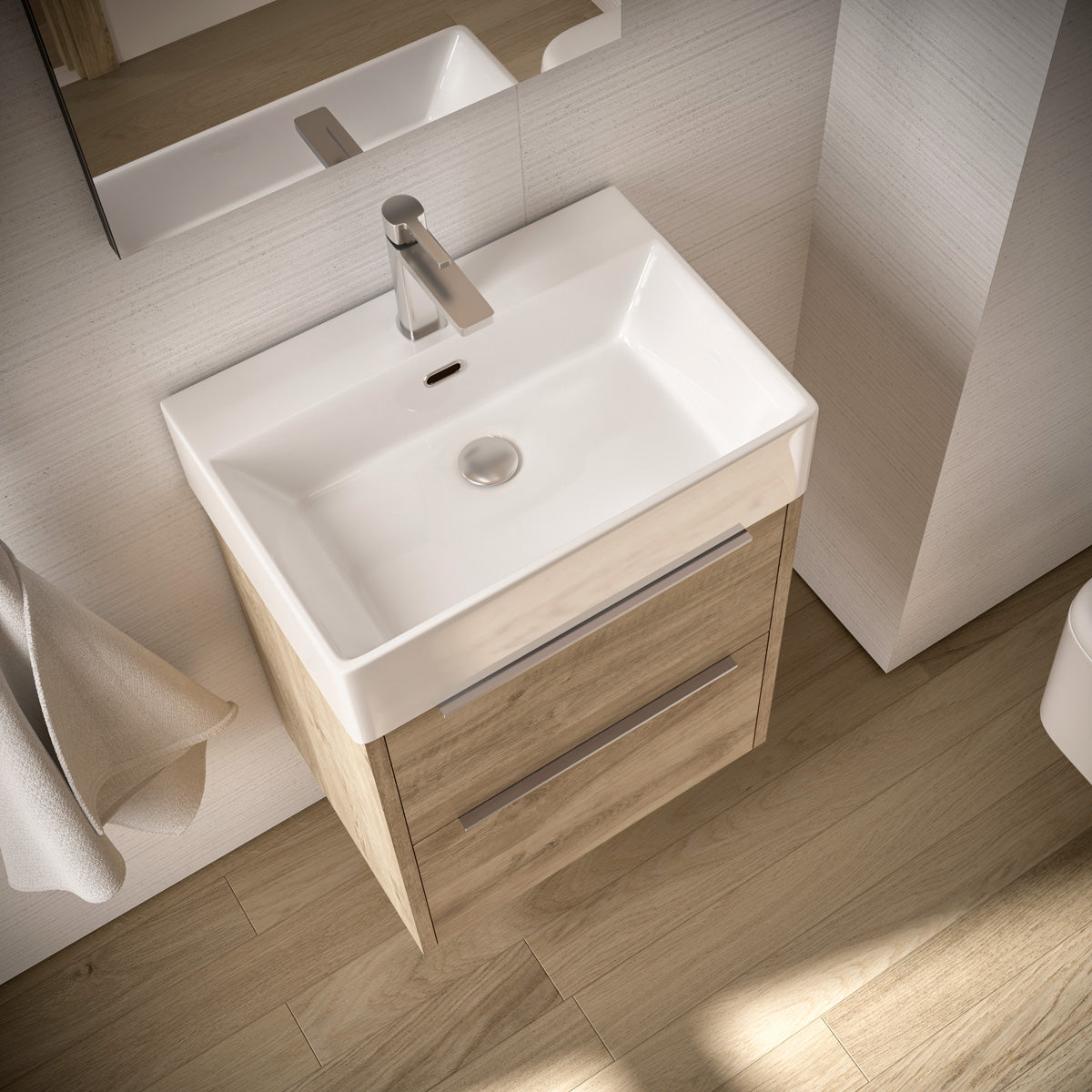 Badrumsmöbel Set Tenfors Smidig 50 cm Ek