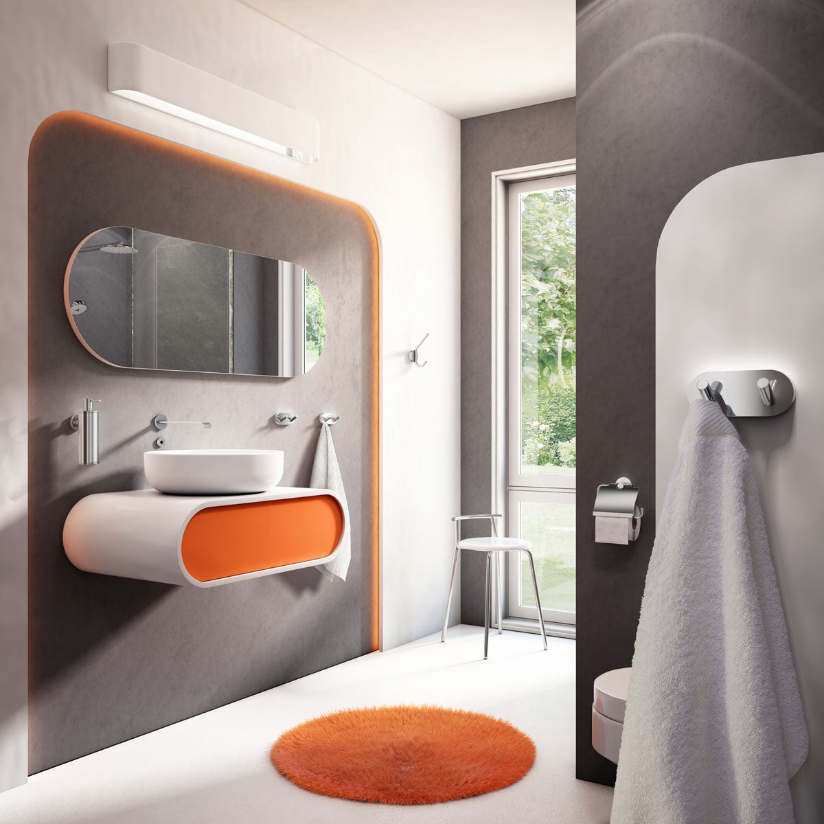 Dubbelkrok Smedbo Home Krom Blank