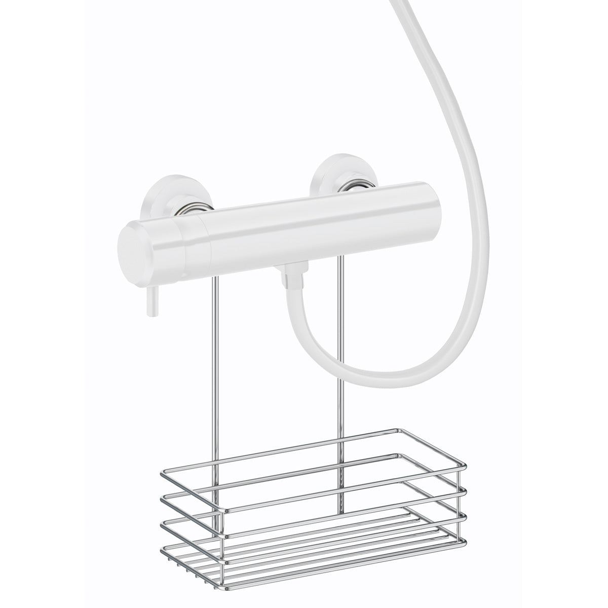 Duschkorg enkel Smedbo Krom Blank