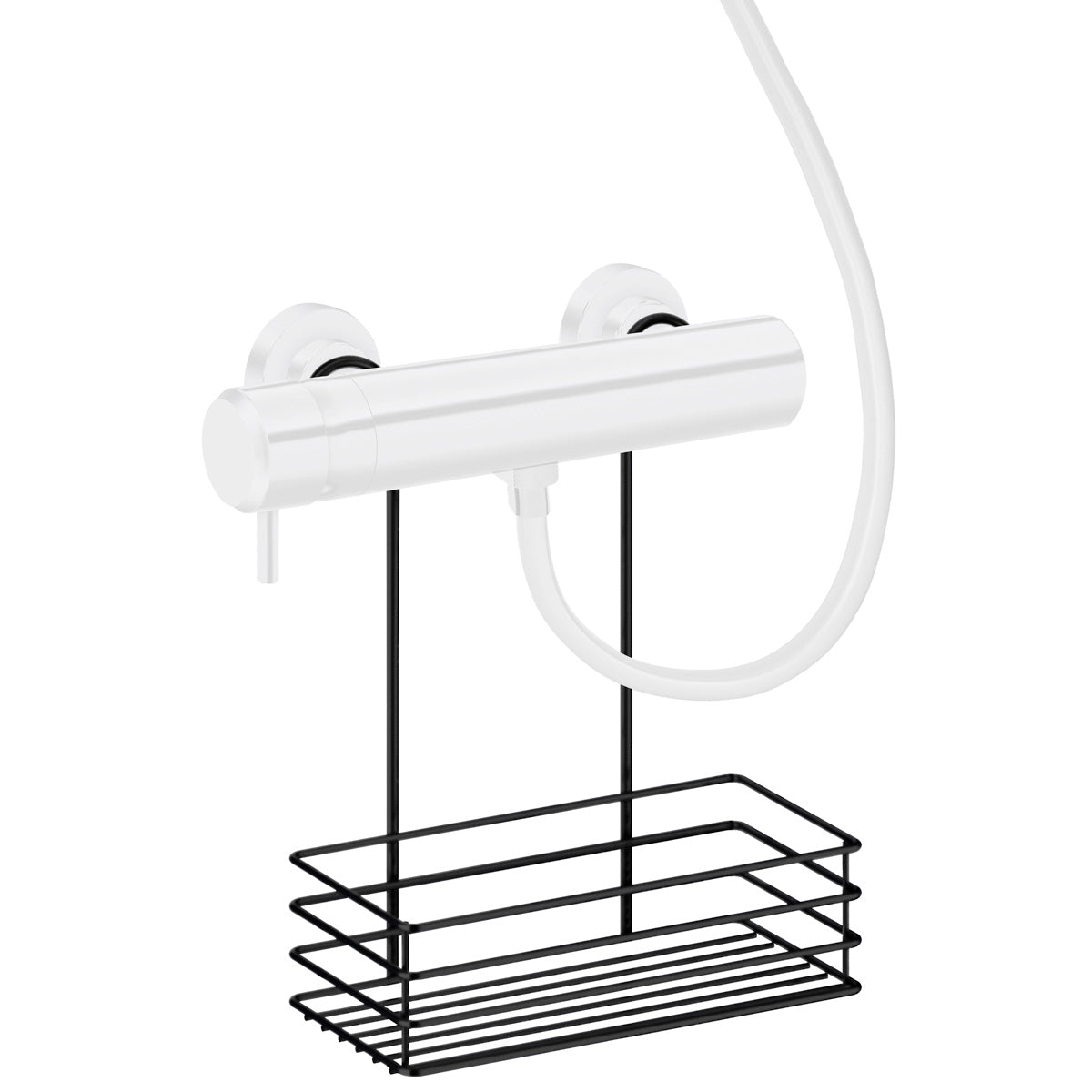 Duschkorg enkel Smedbo Svart Matt