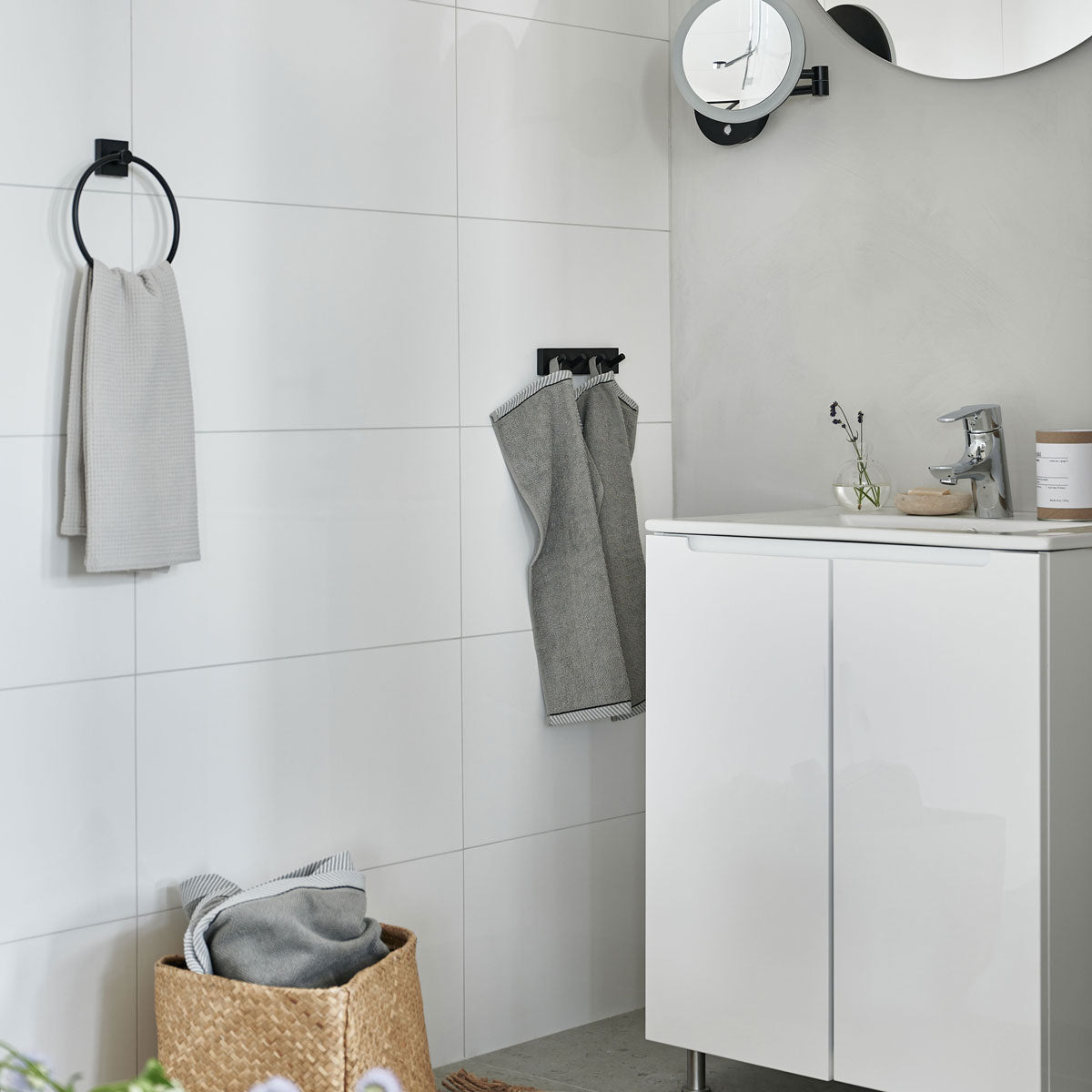 Fyrkrok Smedbo House Svart Matt