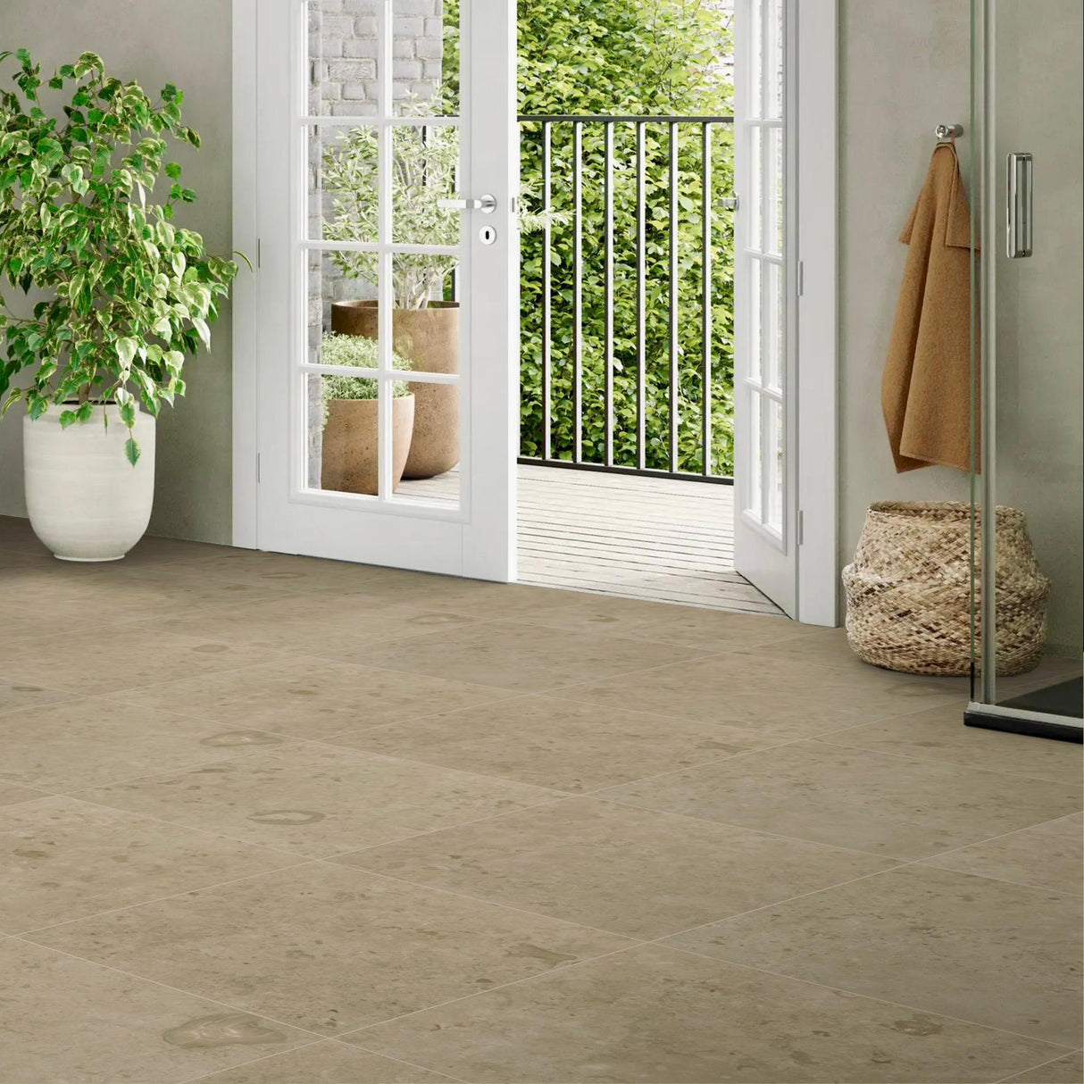 Klinker Jura Kalksten Taupe Matt 60x60