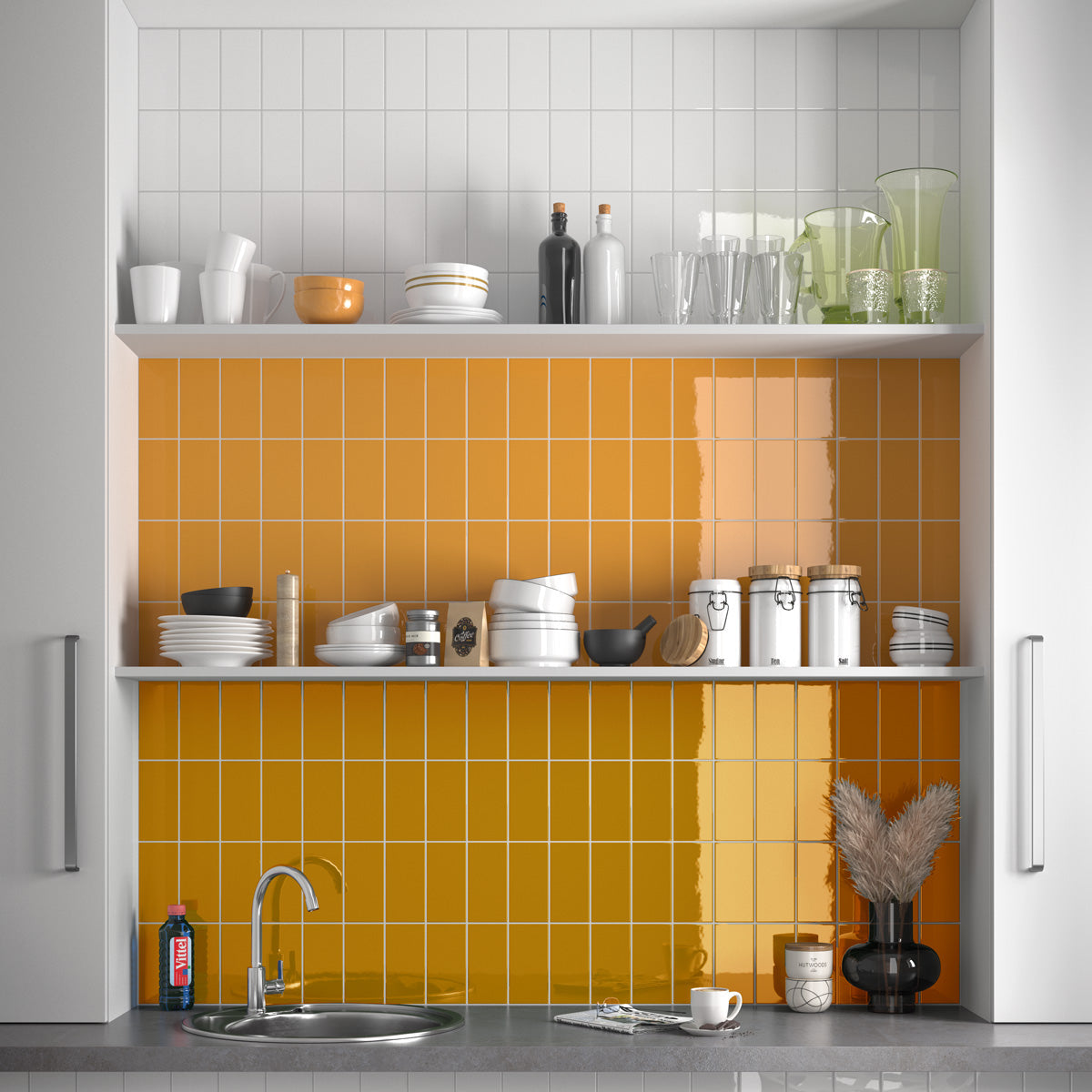 Provbit Kakel Vision Amber Blank 7,5x15