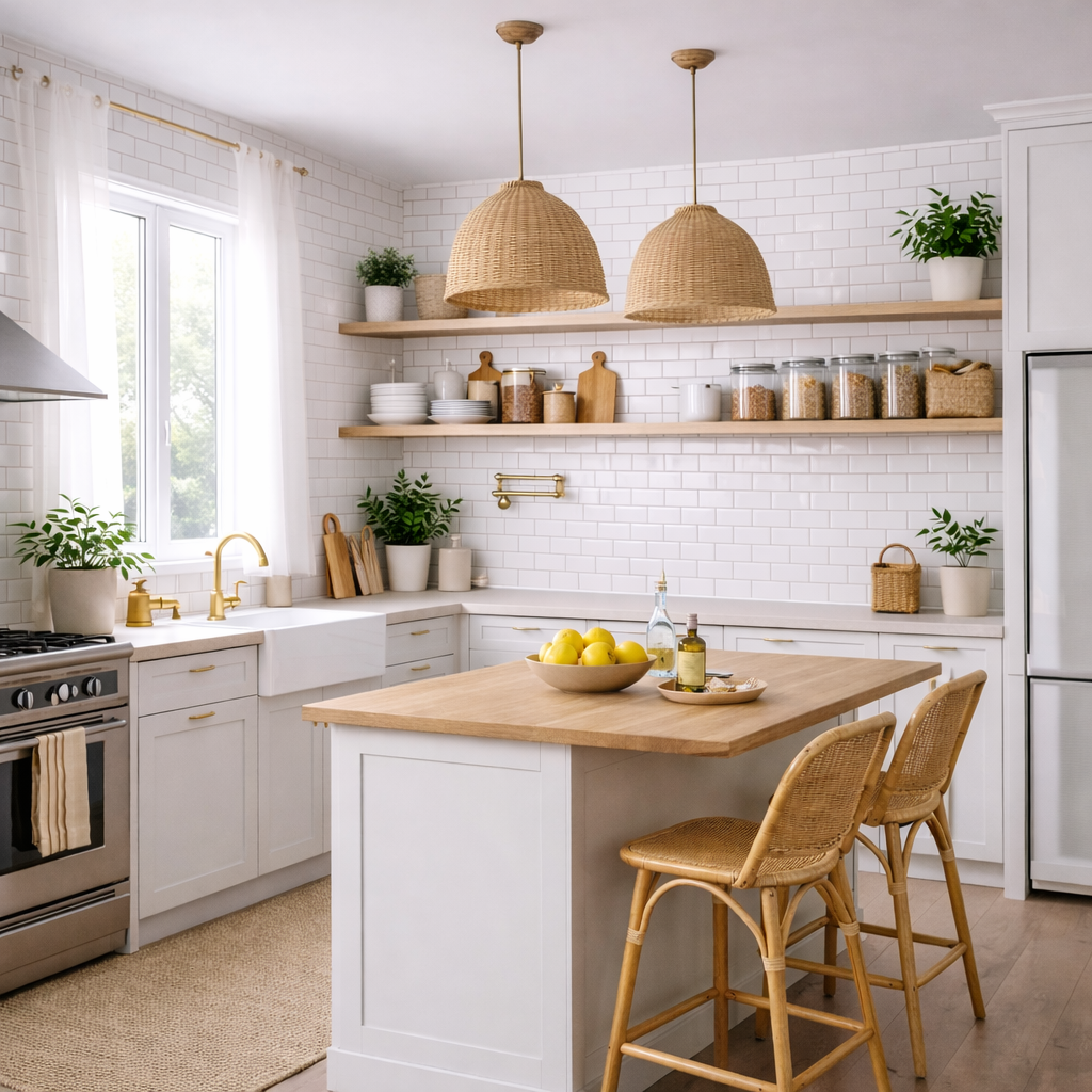 Kakel Vit Slät Matt 7,5x15