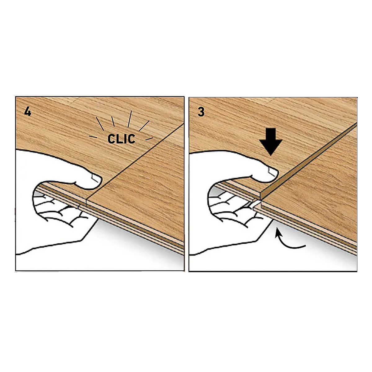 Laminatgolv Oak Sedrun 10 mm