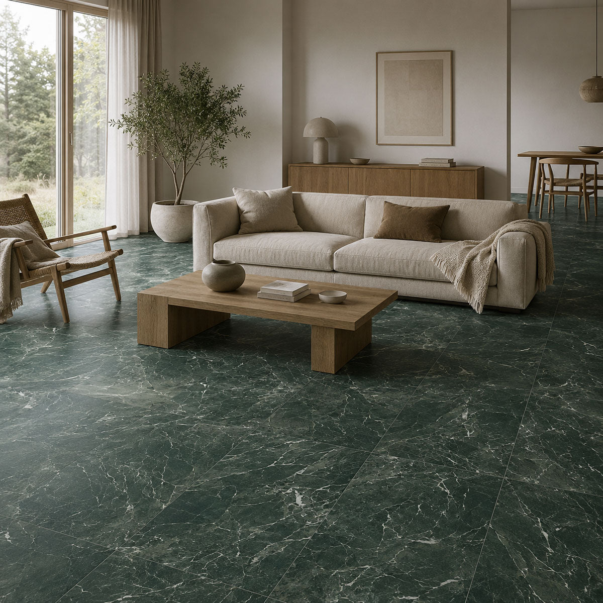 Klinker Alpi Verde Marmor Matt 60x120