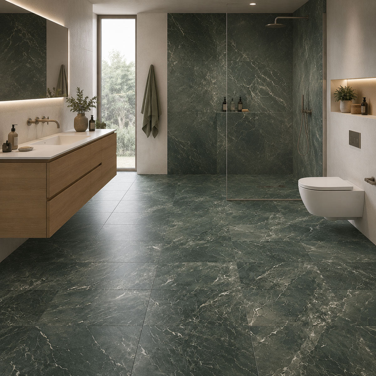 Klinker Alpi Verde Marmor Matt 60x60