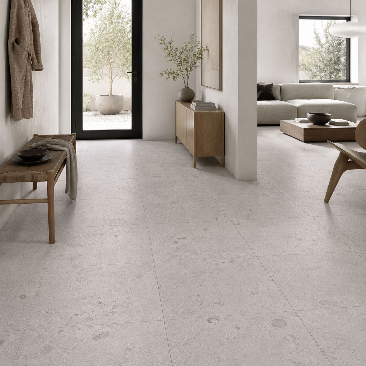 Klinker Jura Kalksten Gris Matt 60x60