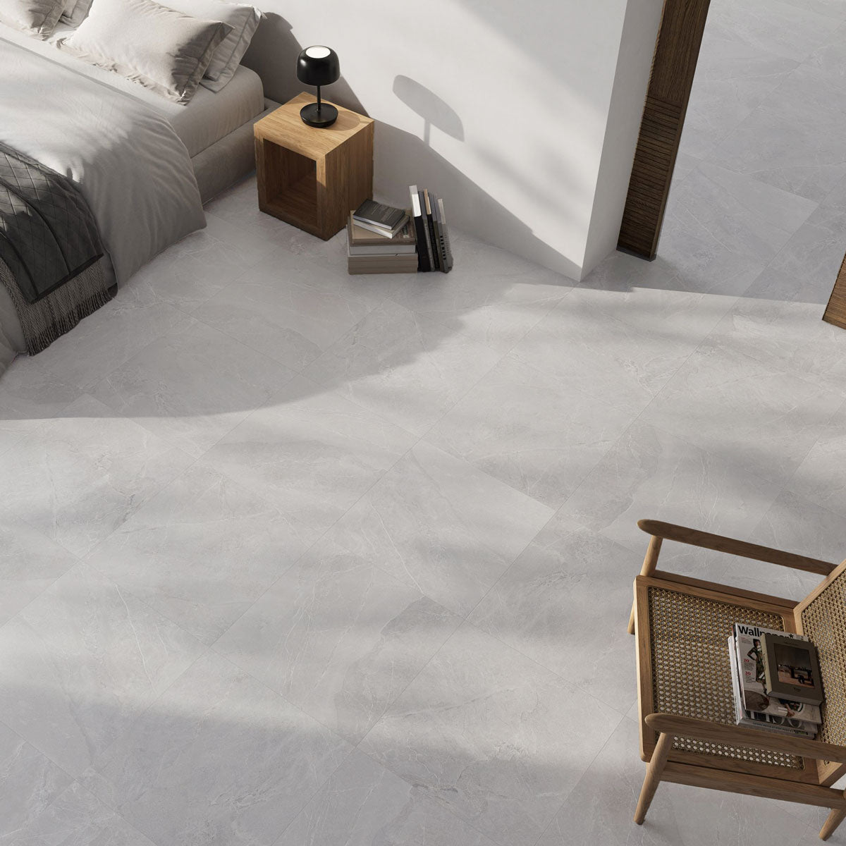 Klinker Moon White Marmor Matt 120x120