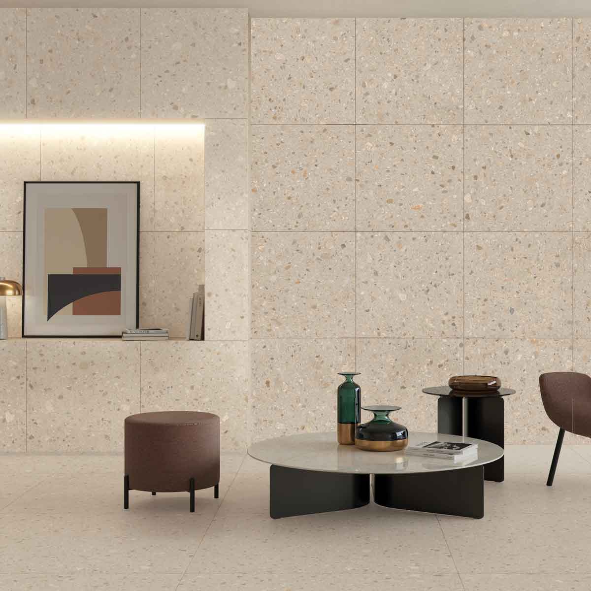 Klinker Oikos Terrazzo Beige Matt 60x60