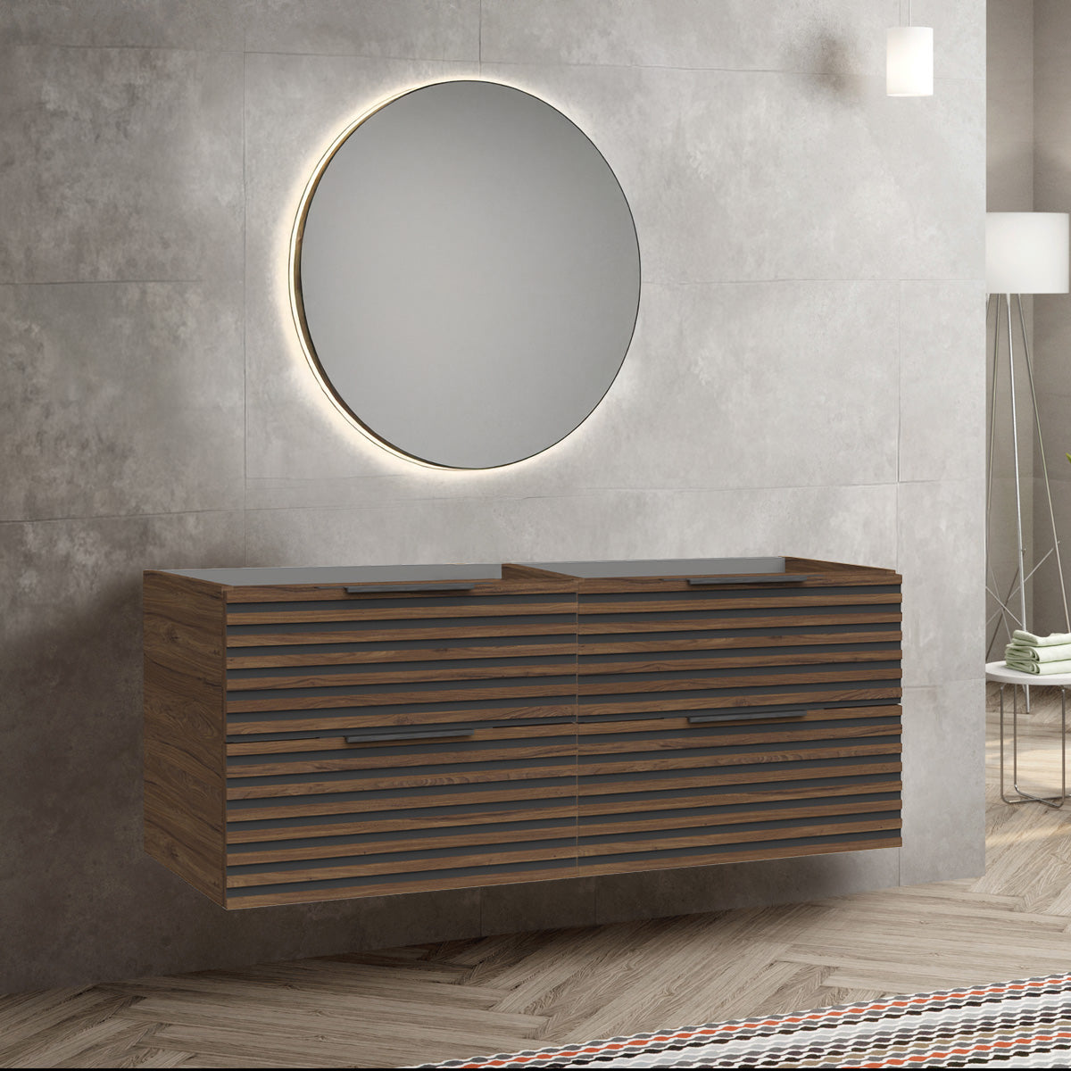 Kommod 120 cm Tenfors Stilja Valnöt 4 lådor