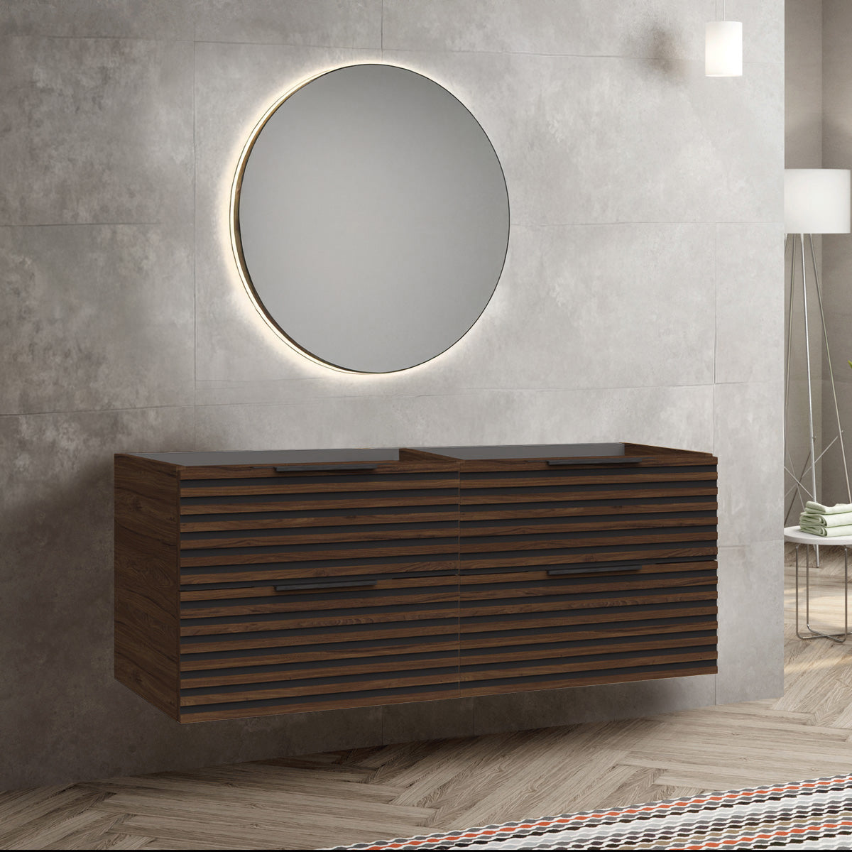 Kommod 120 cm Tenfors Stilja Valnöt 4 lådor