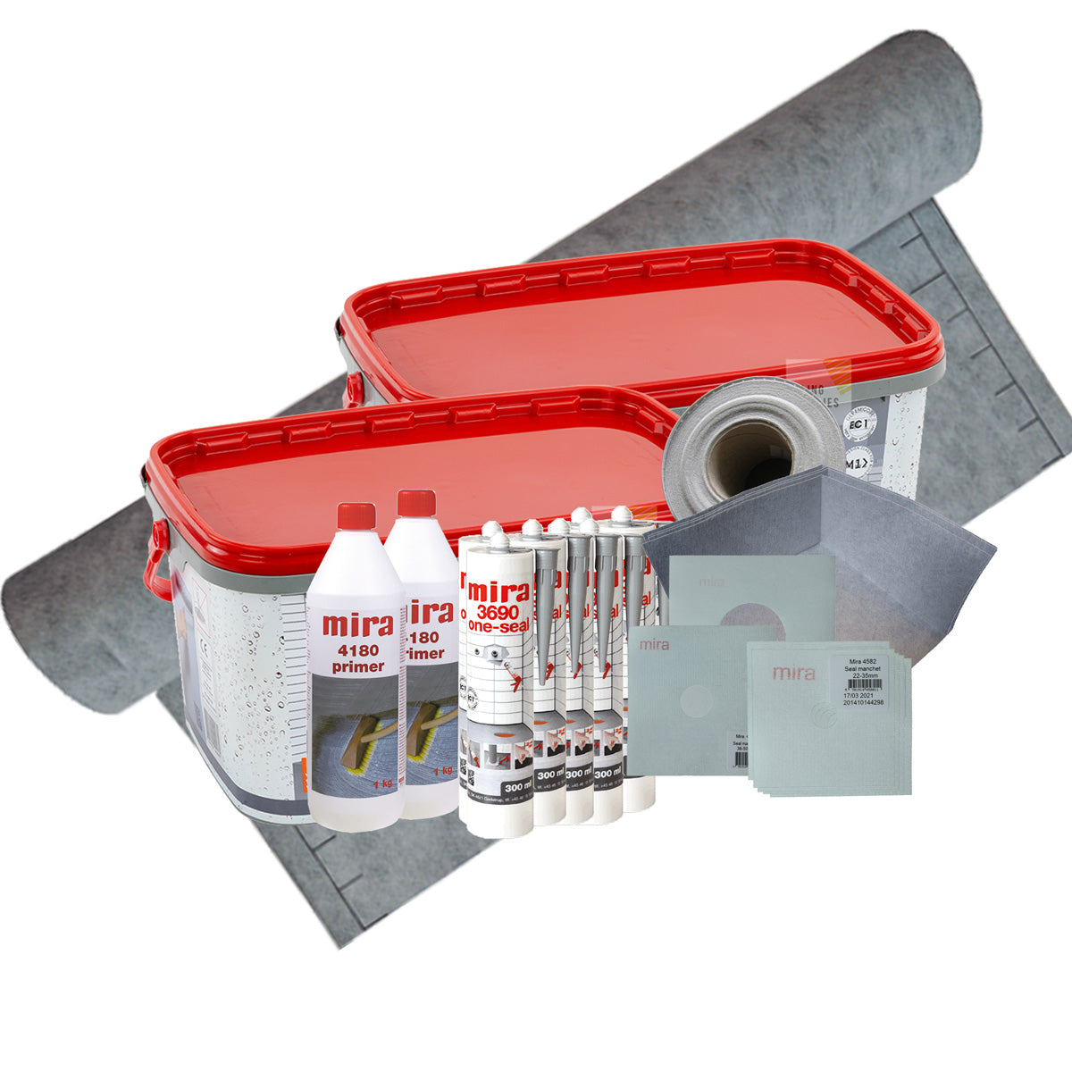 Mira Tätskiktspaket upp till 35 m² Golv & Vägg
