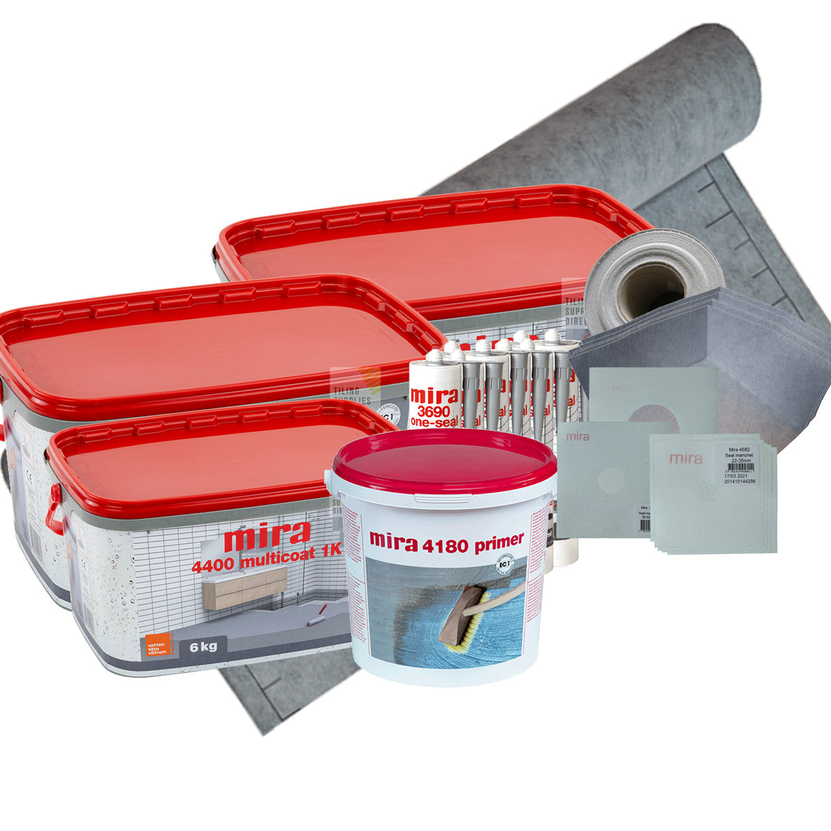 Mira Tätskiktspaket upp till 40 m² Golv & Vägg