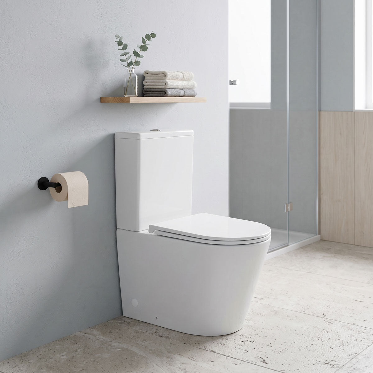 Toalettstol Tenfors Sanitario Vit Blank