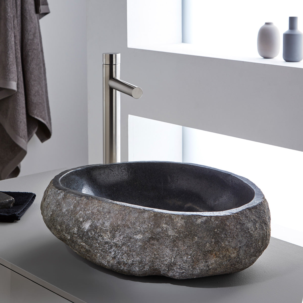 Tvättställ Flodsten 45x40x15 cm