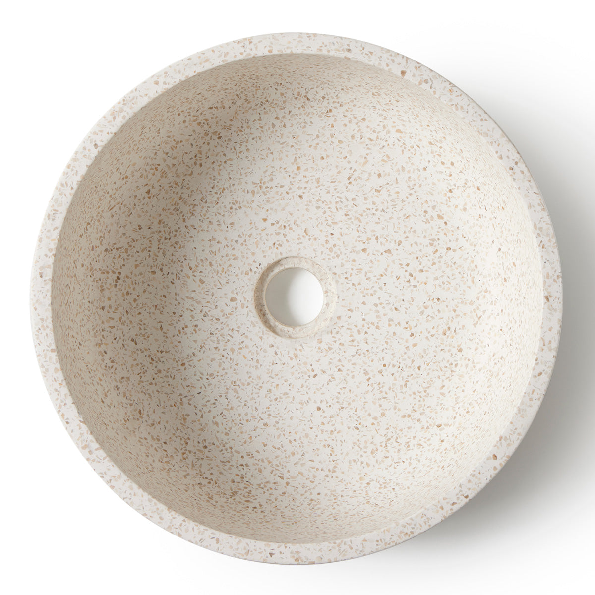 Tvättställ Terrazzo Vit 39x39x14 cm