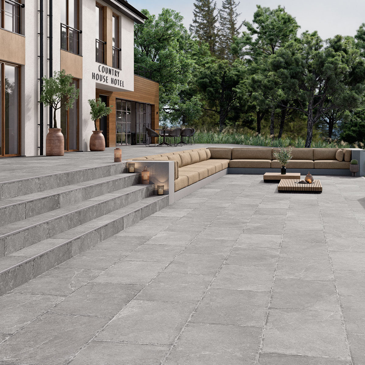 Provbit Uteklinker Pulse Antique Grey 60x90 20mm