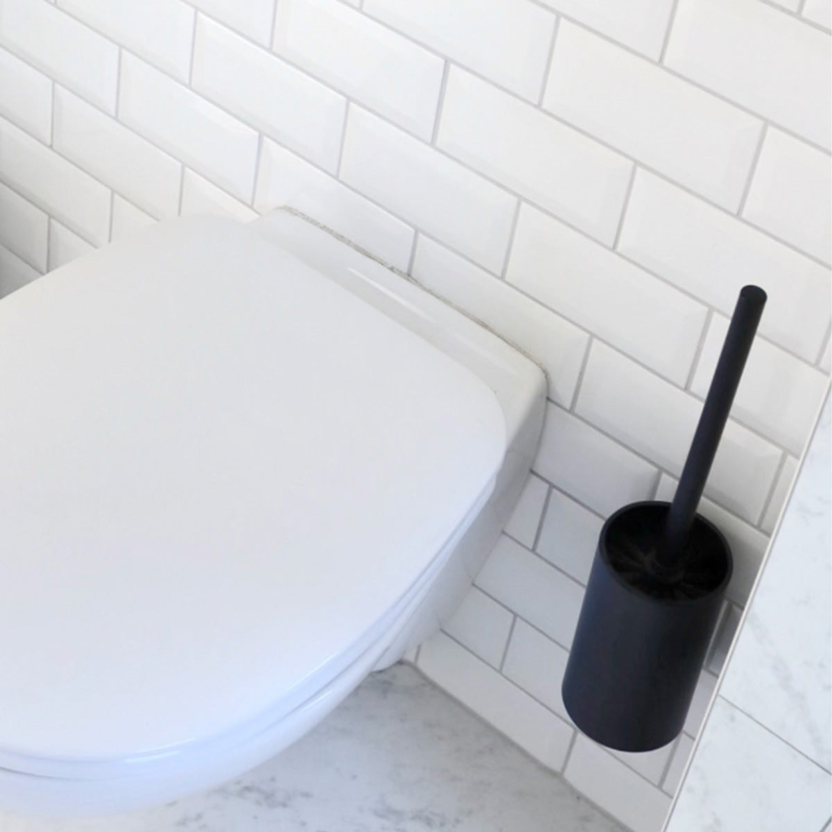 WC-Børste Smedbo Selvklebende Svart Matt