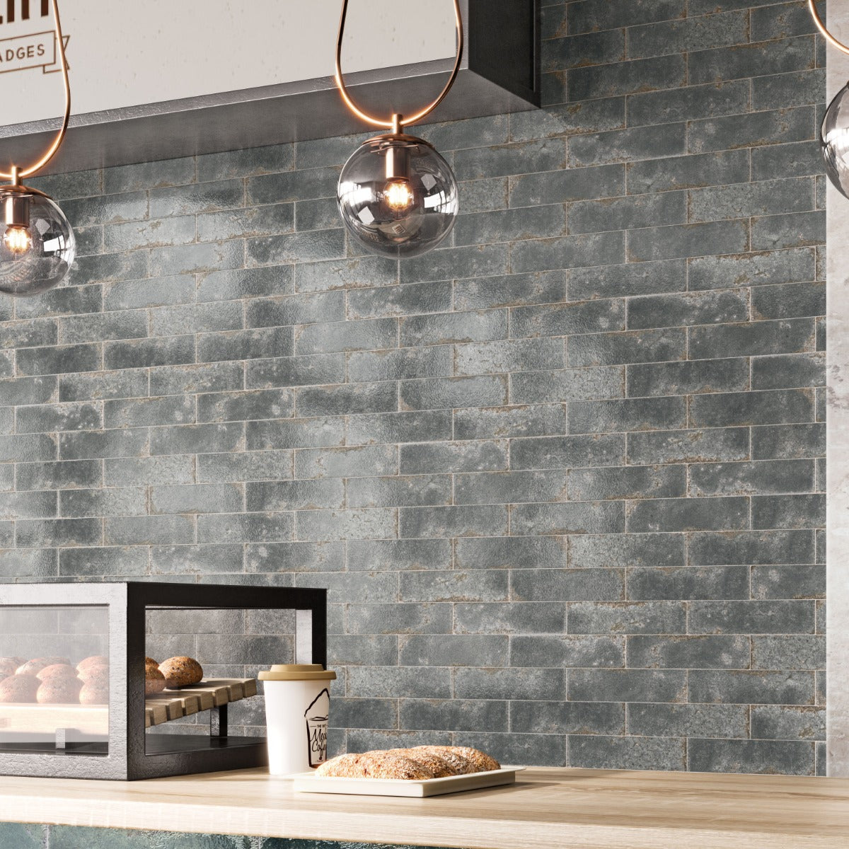 Kakel Vibrant Grey Blank