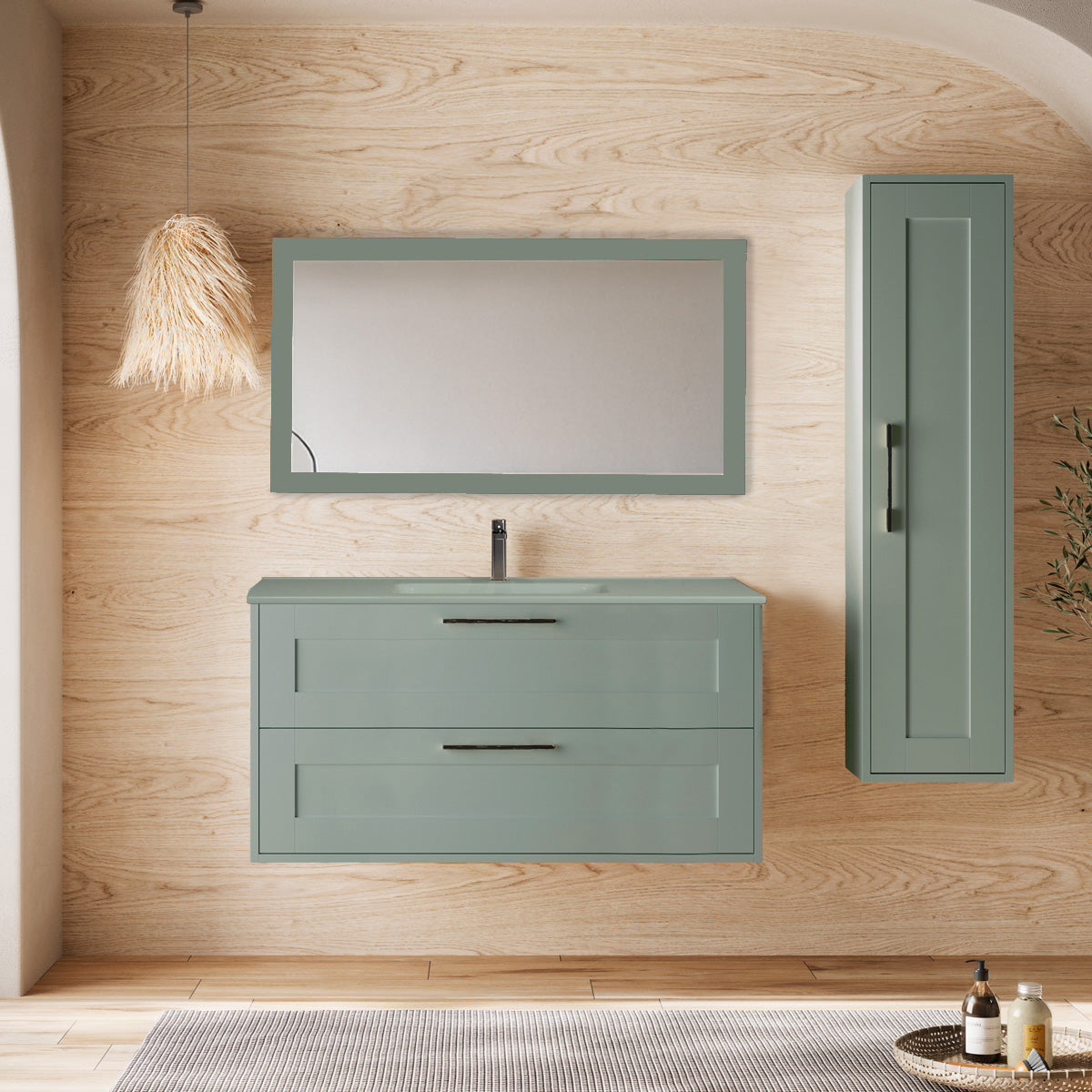 Badrumsspegel 120x68 cm Tenfors Allmoge Salvia
