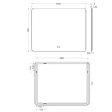 Badrumsspegel Imfri LED 100x80 cm Tenfors Verona