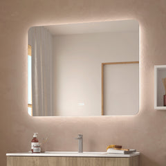 Badrumsspegel Imfri LED 80x80 cm Tenfors Verona