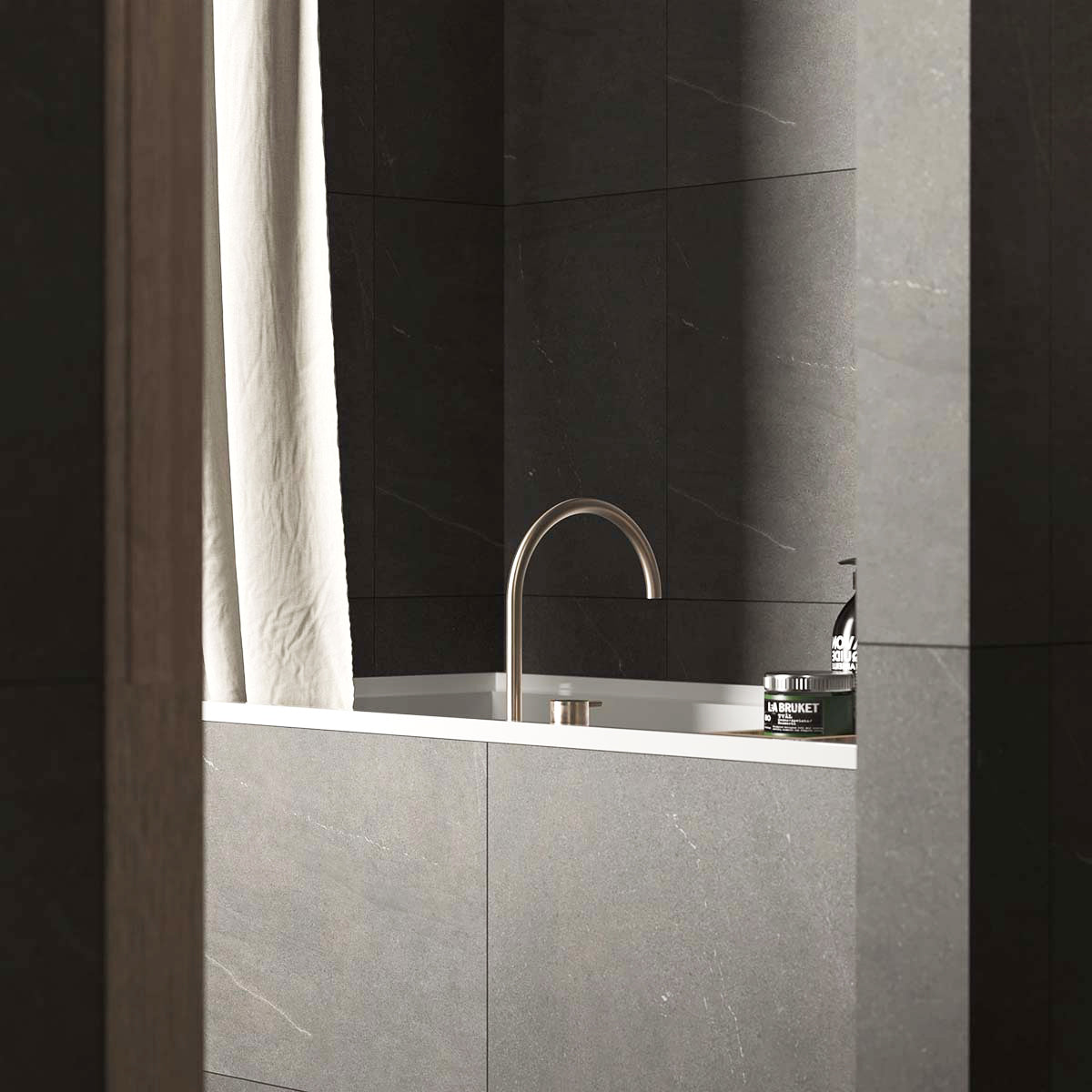 Klinker Bellevue Graphite Marmor Matt 60x60