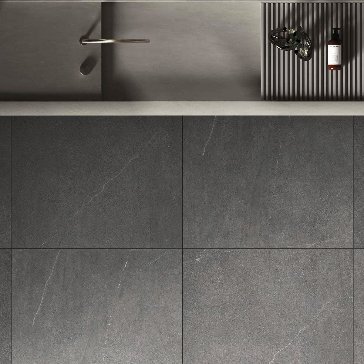Klinker Bellevue Graphite Marmor Matt 60x60