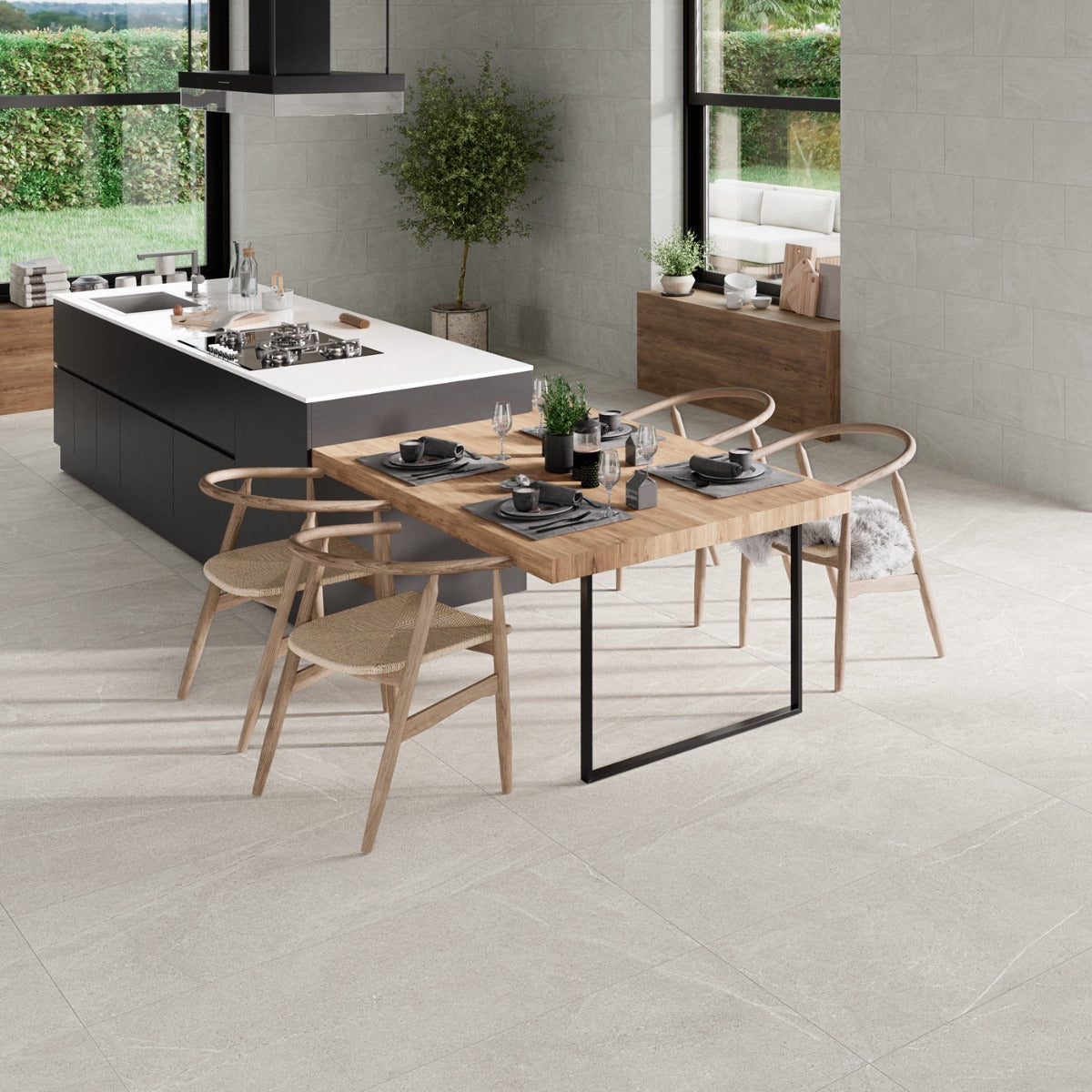 Klinker Bellevue White Marmor Matt 60x120
