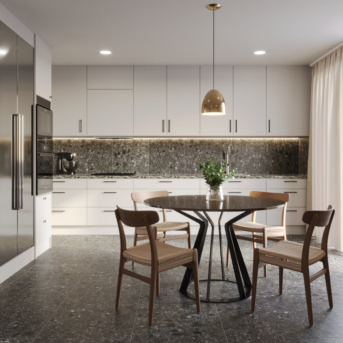 Klinker Flodsten Night 120x120