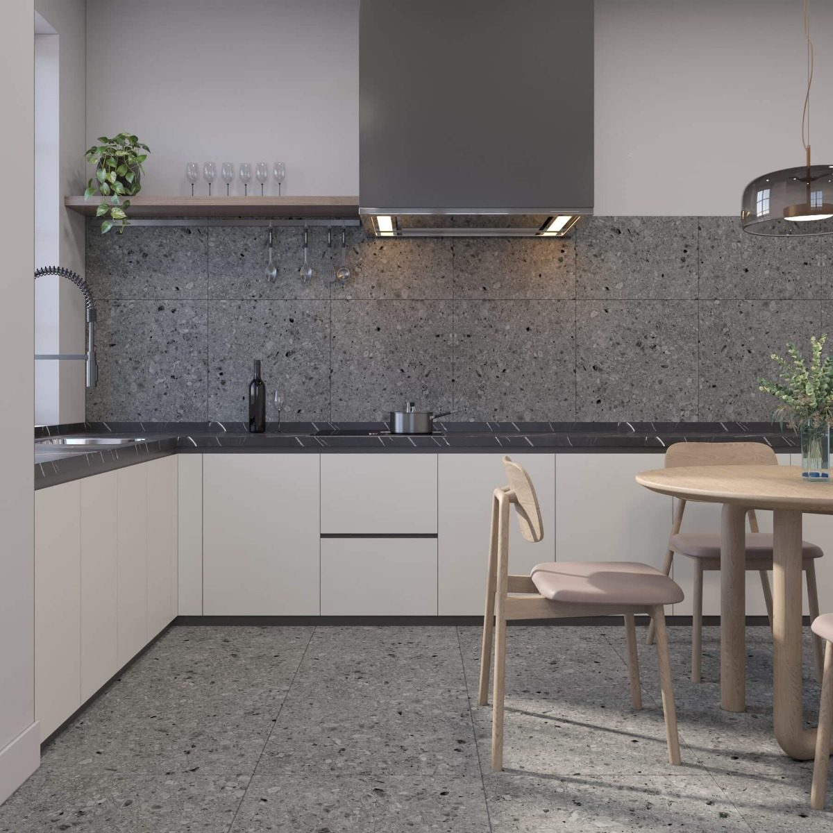 Klinker Flodsten Smoke 120x120