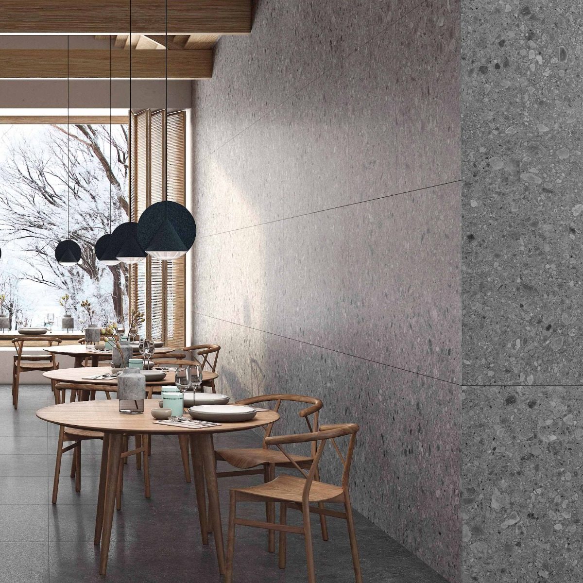 Klinker Flodsten Smoke 120x120