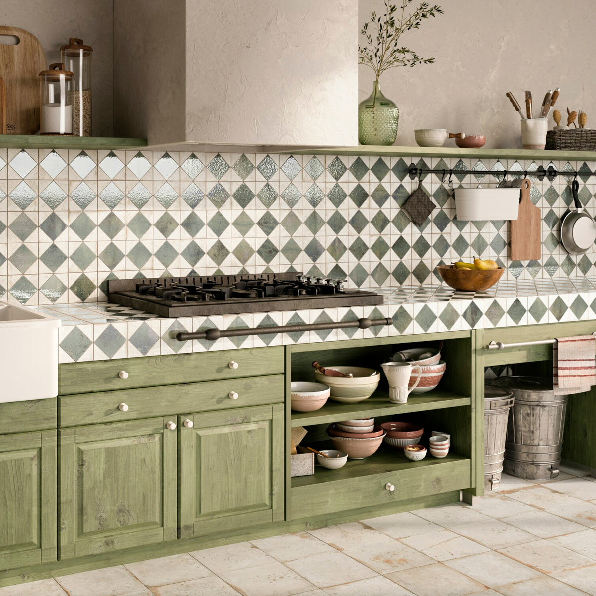Klinker FS Arles Green LT 33x33