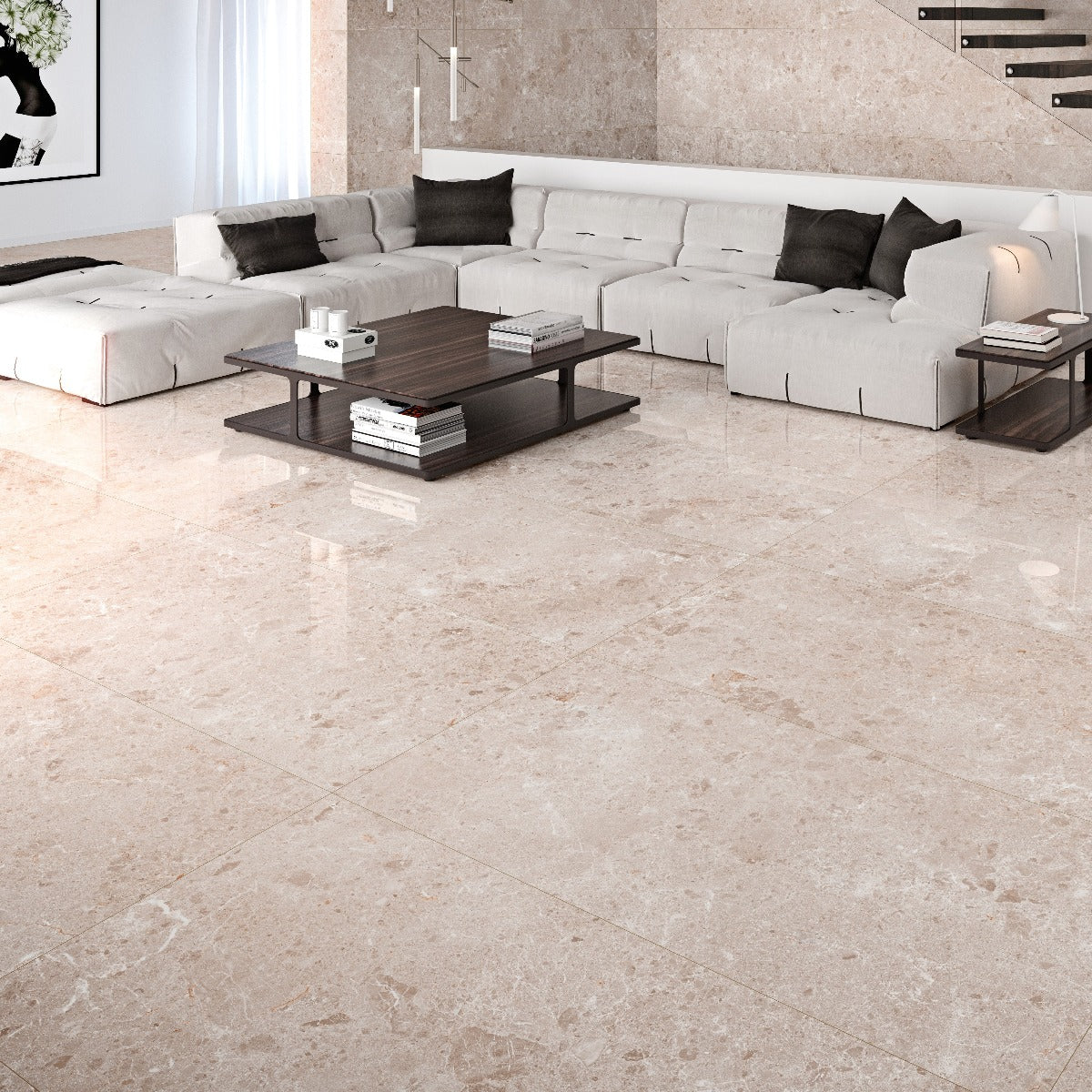 Provbit Klinker Artic Beige Marmor Blank 59x59