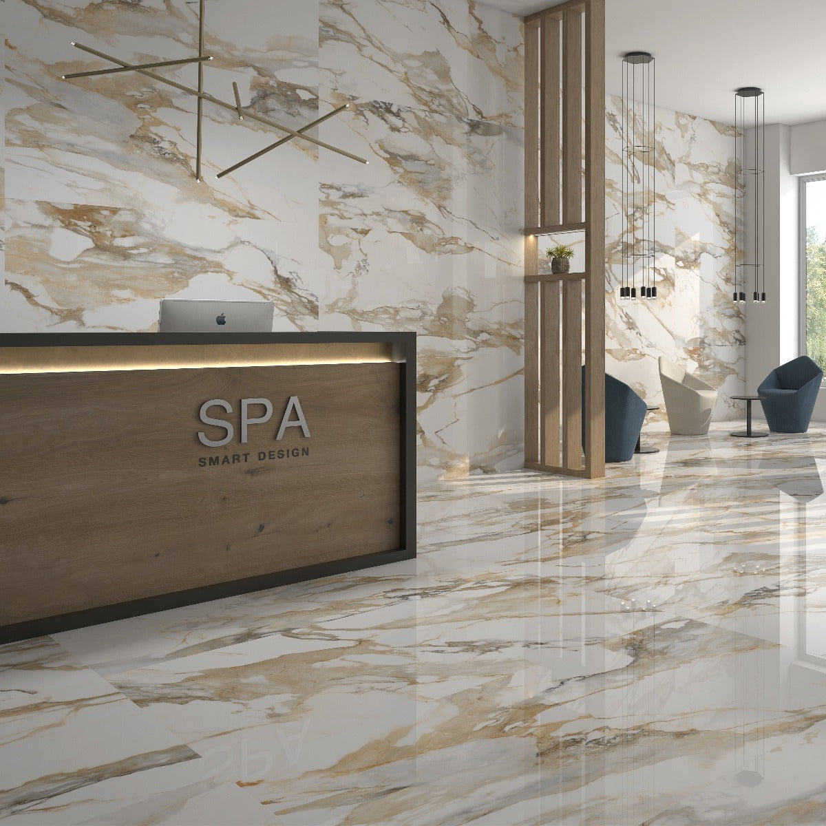 Klinker Crash Beige Marmor 60x60