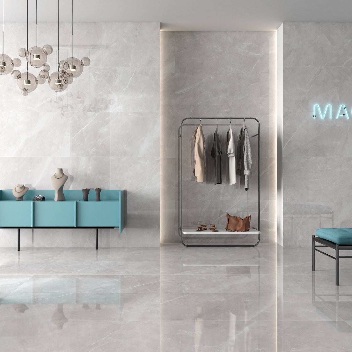 Klinker Magda Perla Marmor Blank