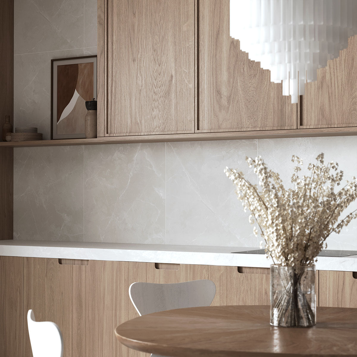 Klinker Pulpis Light Grey Marmor Matt 60x60