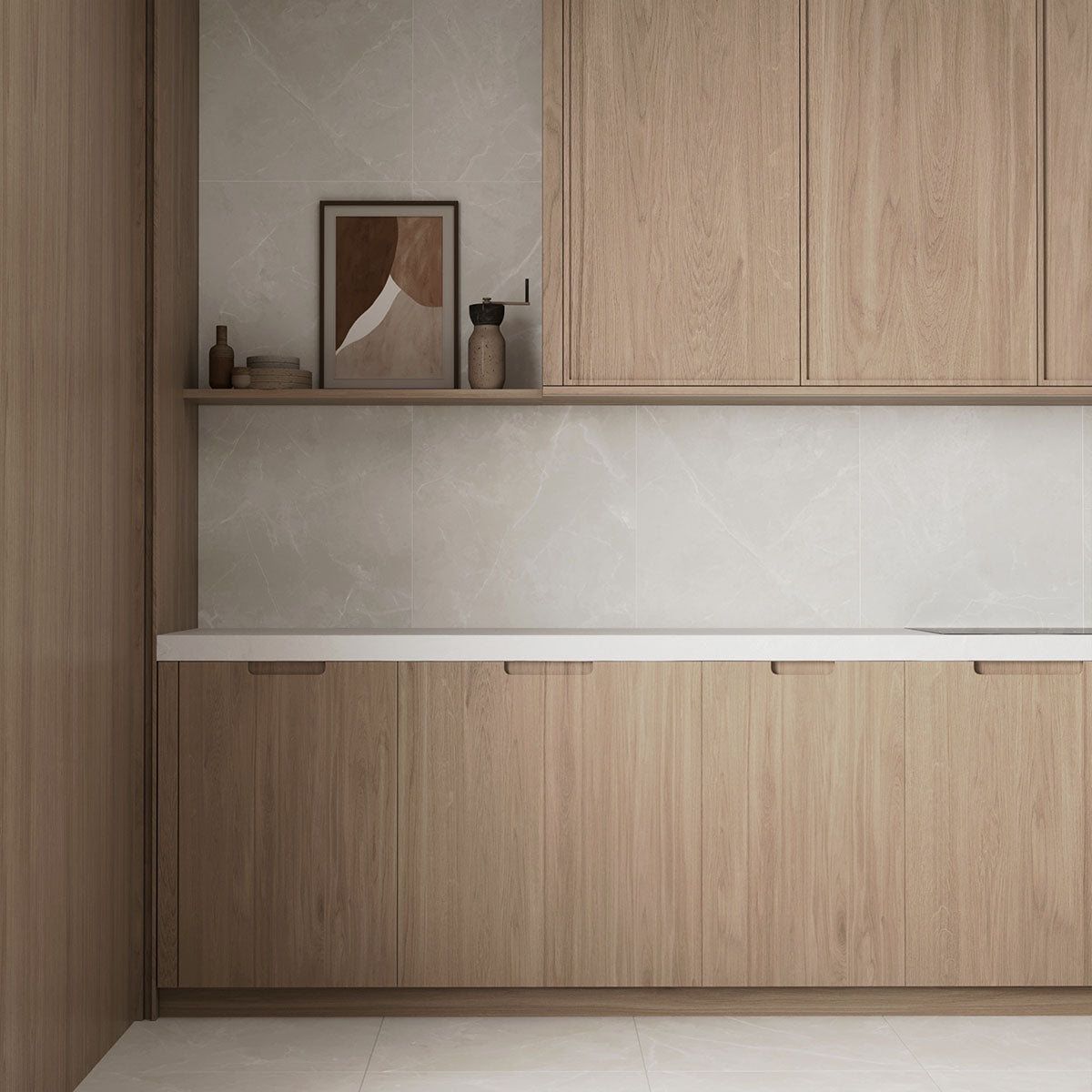 Klinker Pulpis Light Grey Marmor Matt 60x60