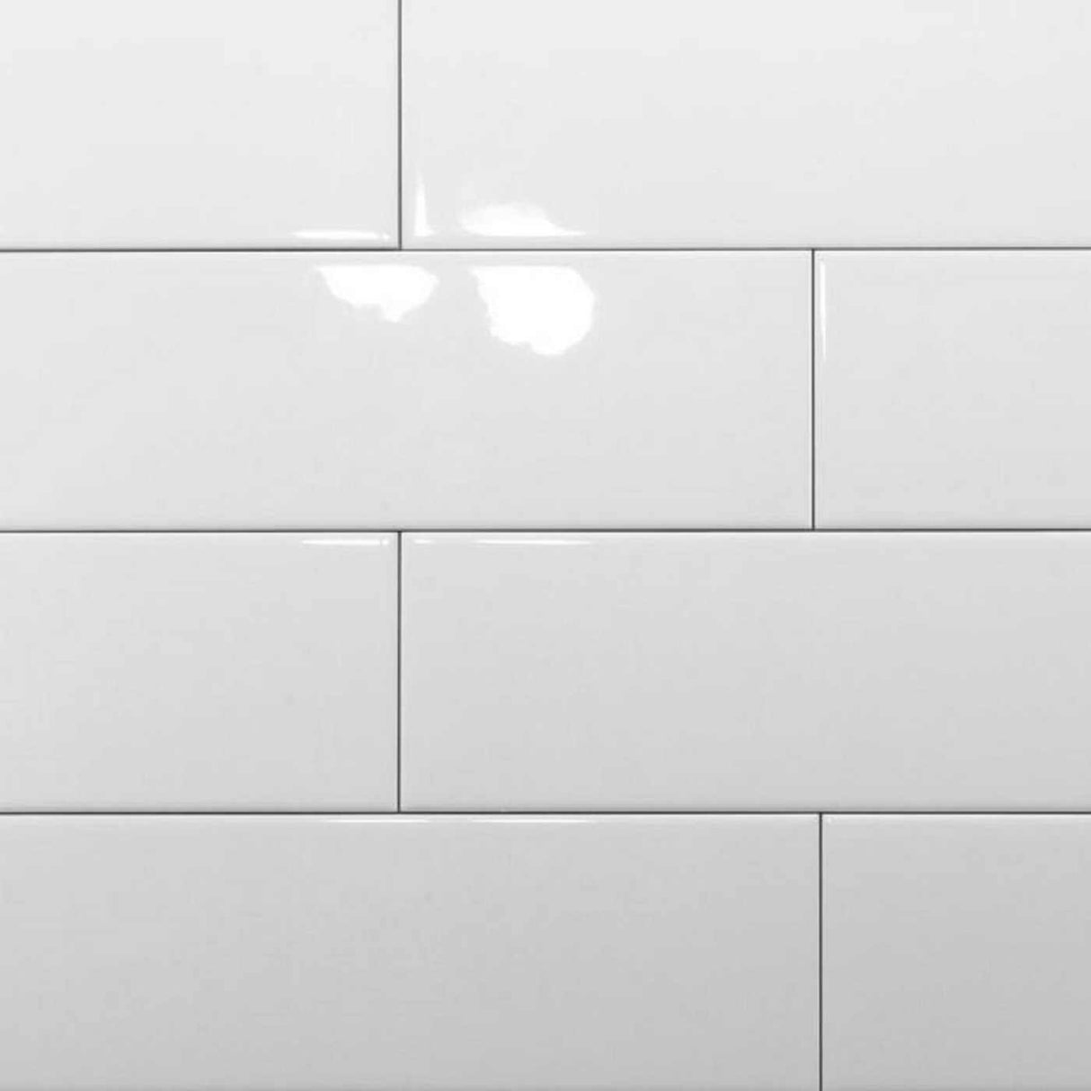 Kakel Vit Blank 10x30
