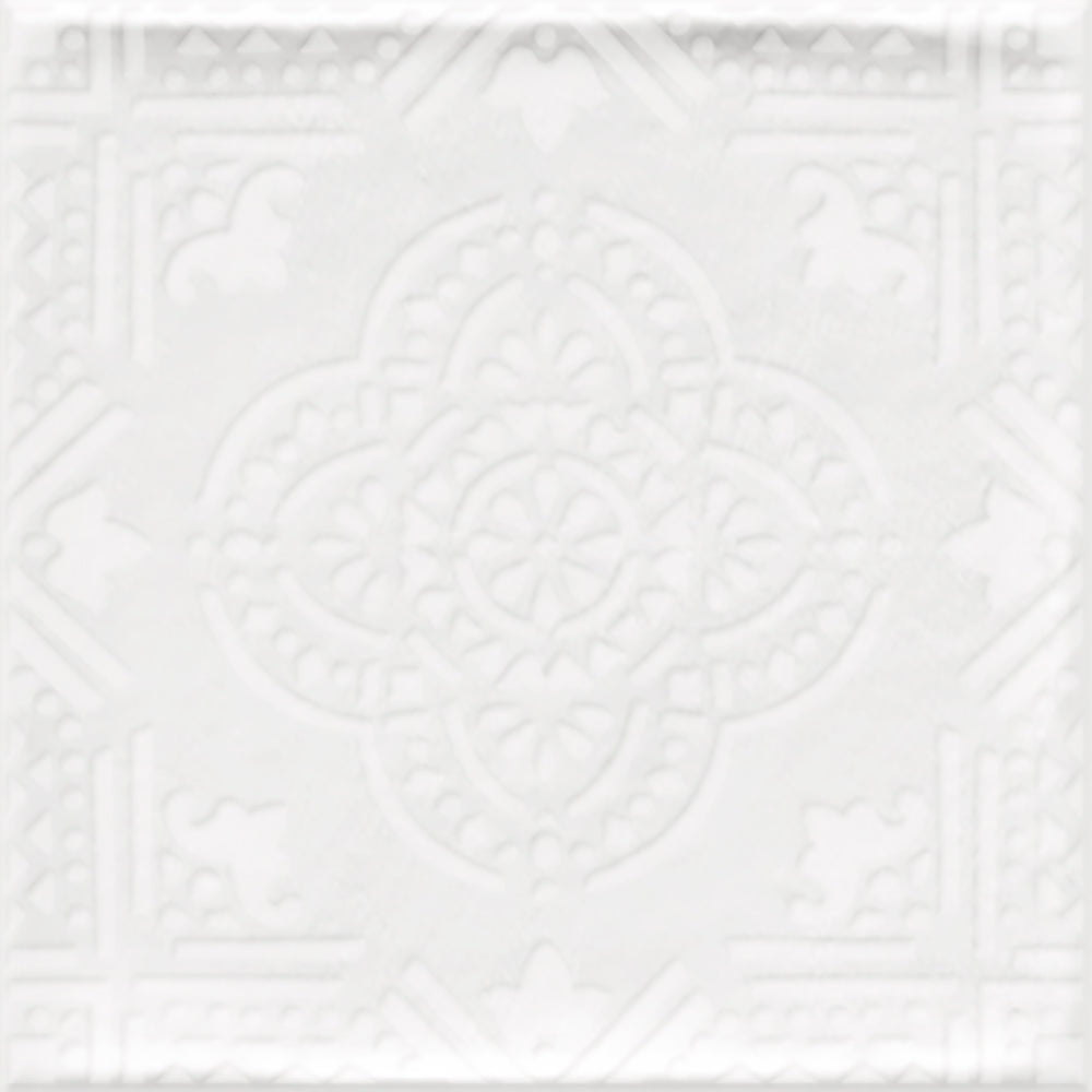 Veggflis Tamil Hvit 13x13