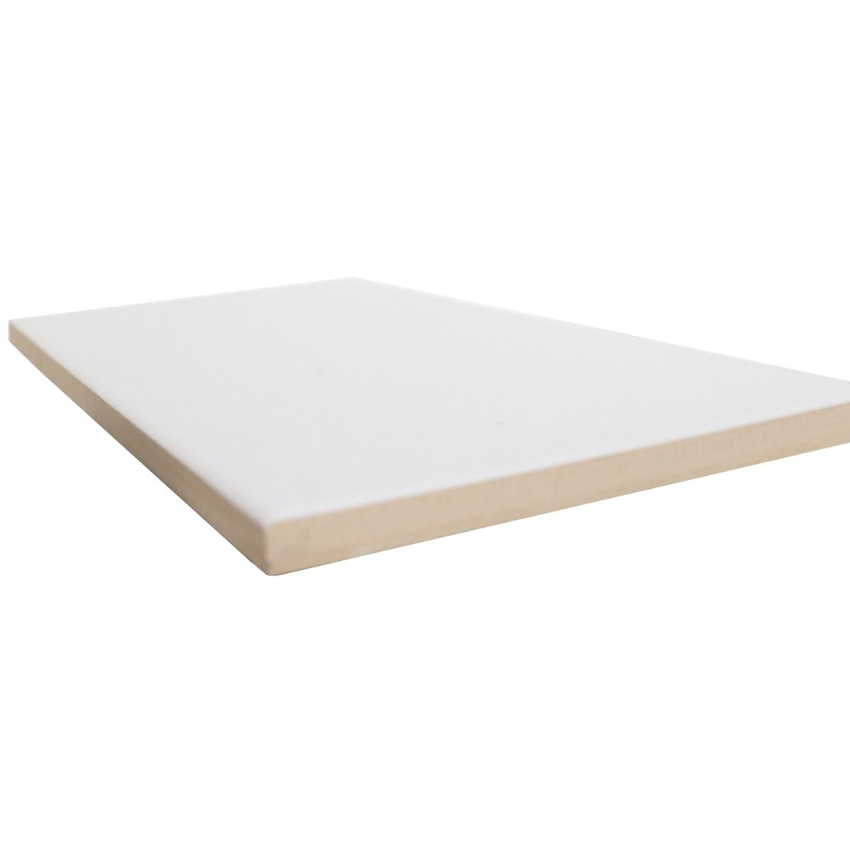 Kakel Vit Slät Blank 10x20