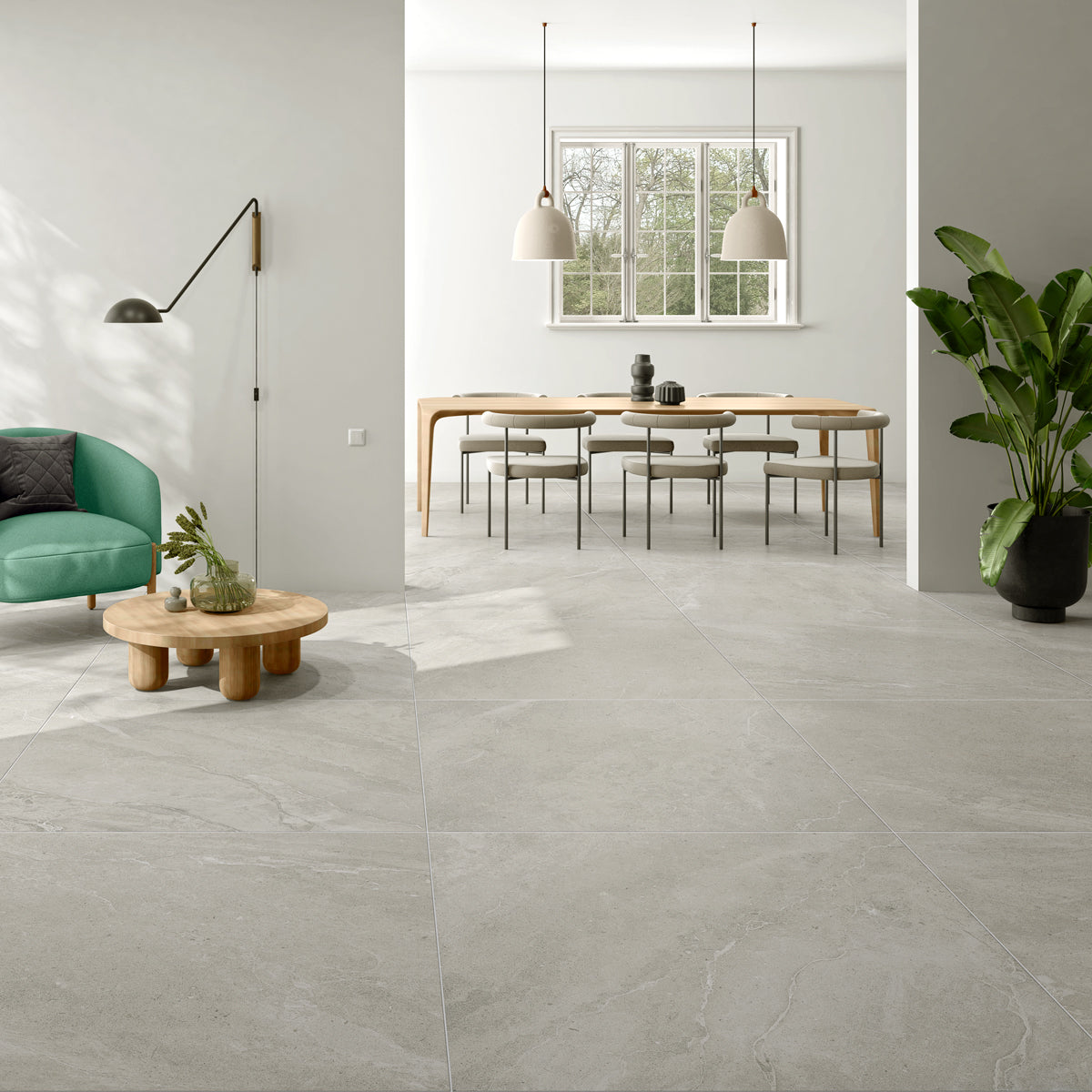 Klinker Ölandskalksten Varm Grå Marmor Matt 60x60