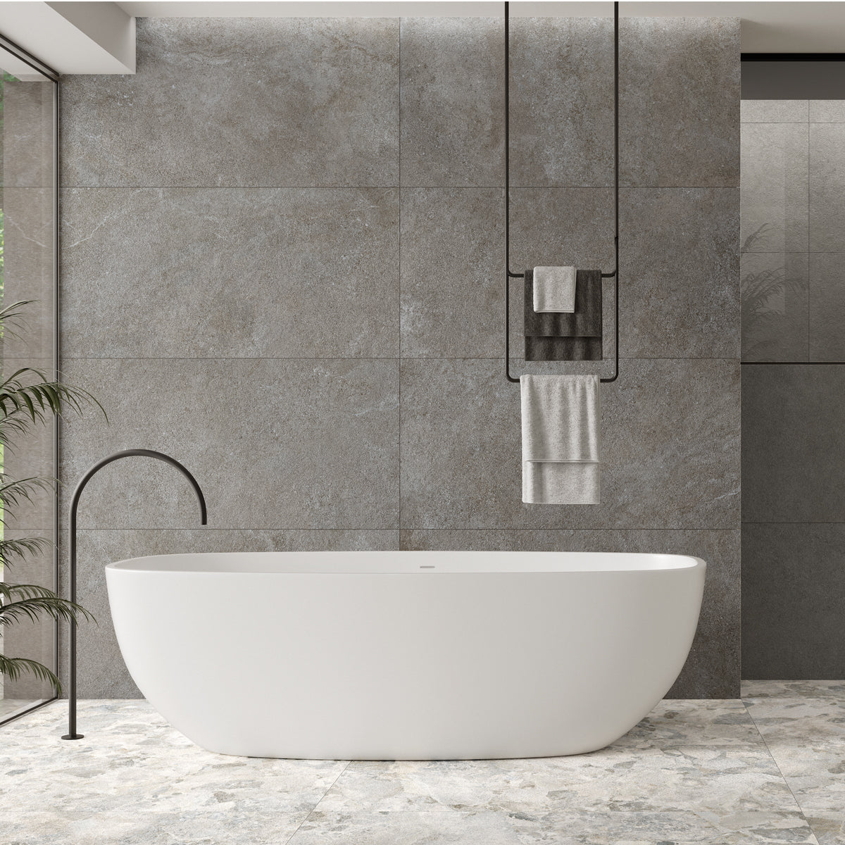 Klinker Arenite Kalksten Dark Grey Matt 60x60