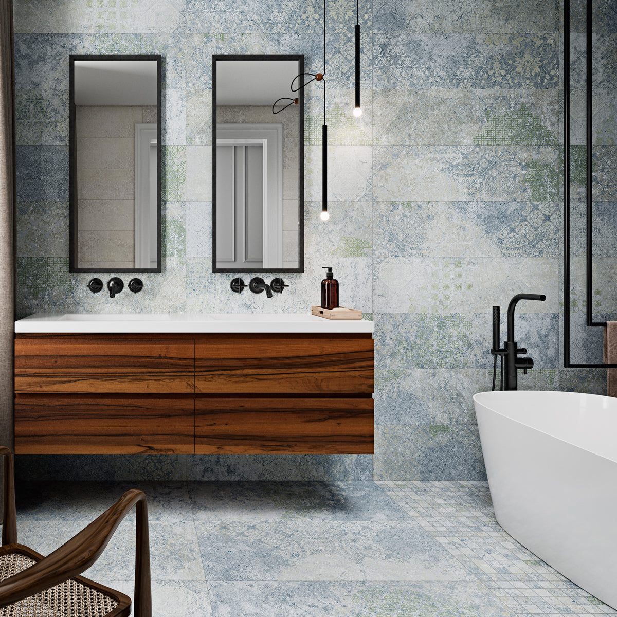 Klinker Bohemian Blue Matt 50x100