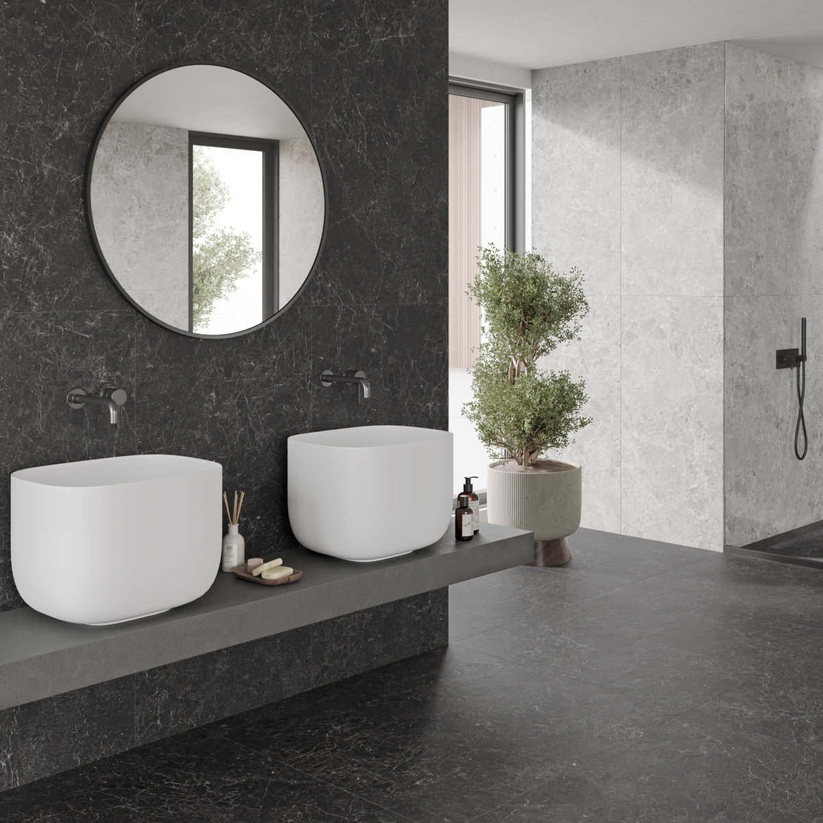 Klinker Charisma Marmor Black Matt 60x60