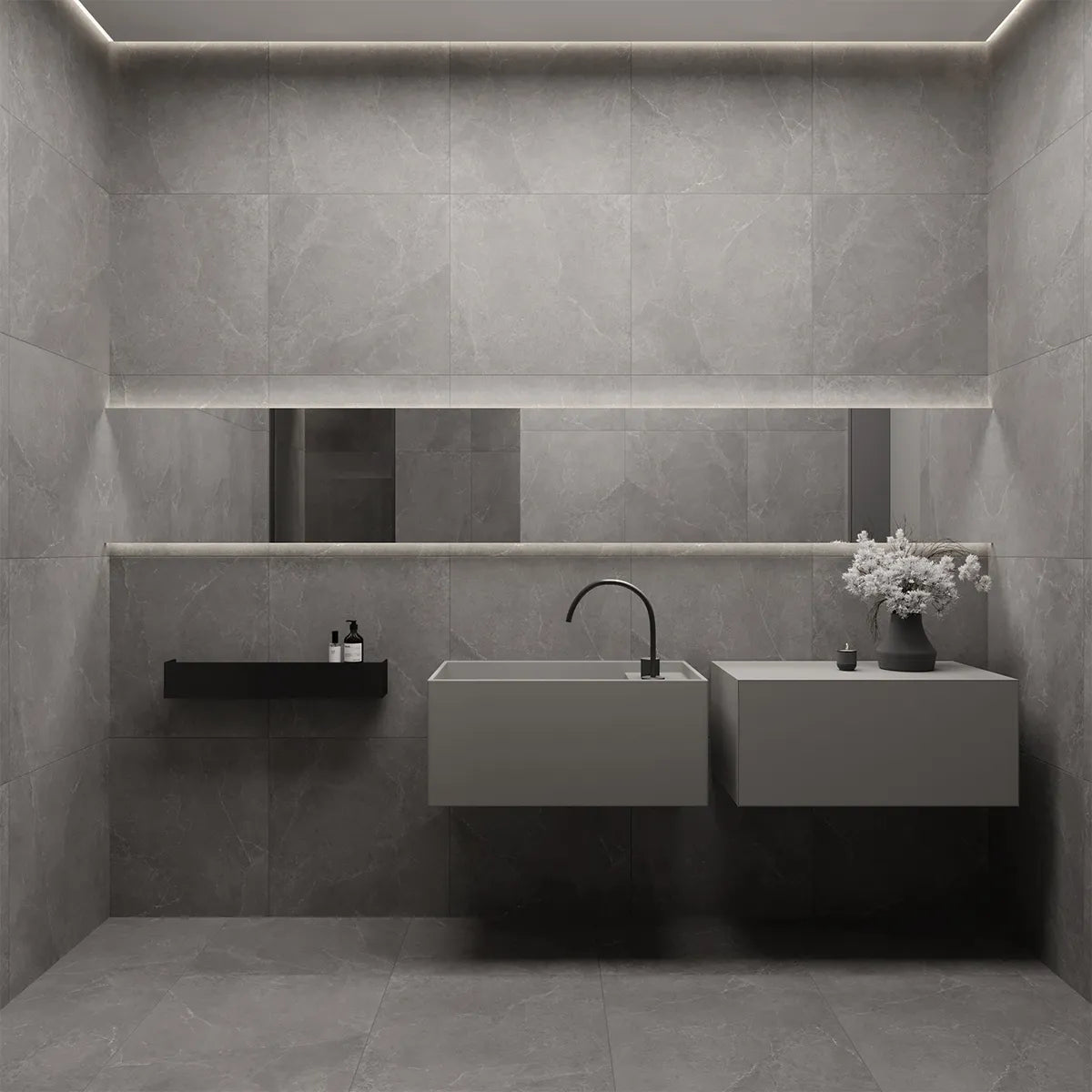 Provbit Klinker Storm Grey 60x60