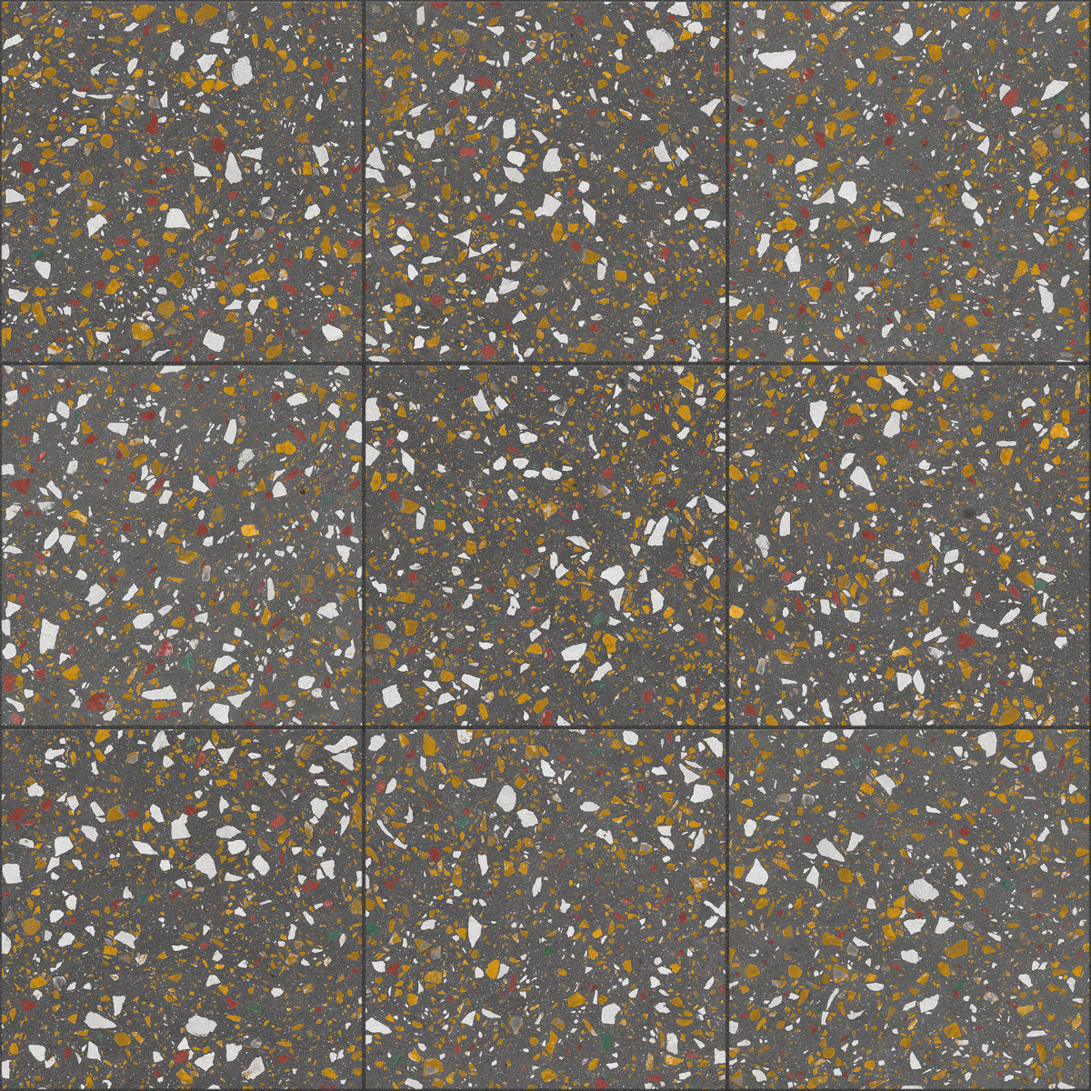Klinker Terrazzo Anthracite Matt 60x60