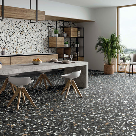 Klinker Terrazzo XL Graphite Matt 60x60