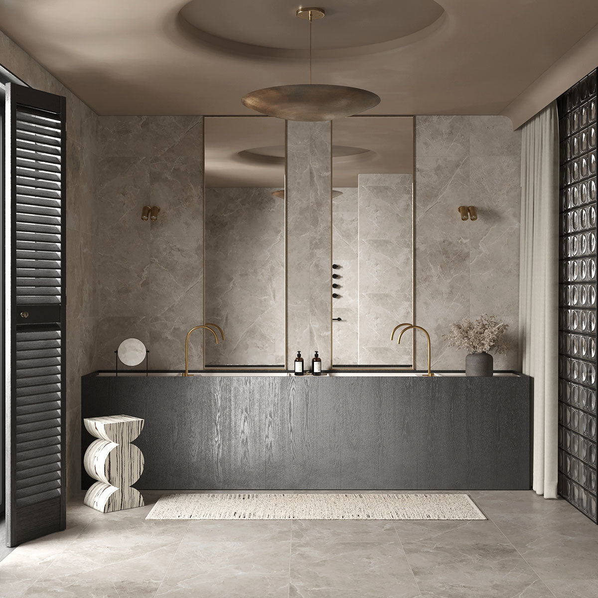 Klinker Pulpis Mid Grey Marmor Matt 60x60